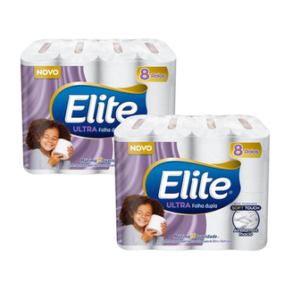 Imagem do produto Papel Higienico Folha Dupla Elite 16 Rolos Softys