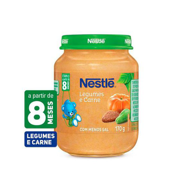 Papinha Nestlé Naturnes Legumes E Carne 170G 8M+