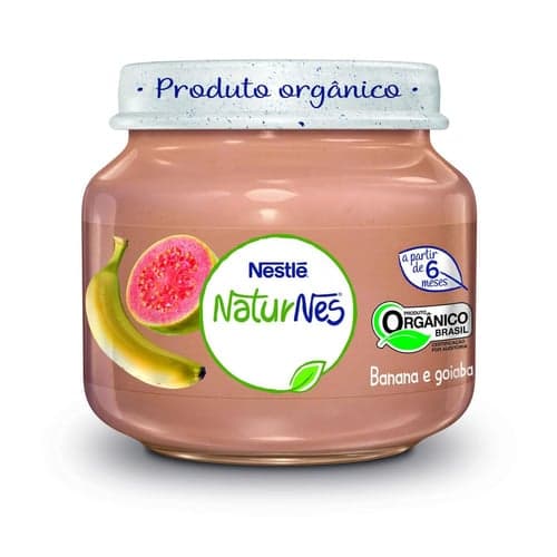 Imagem do produto Papinha Nestlé Naturnes Orgnico Goiaba & Banana 120G