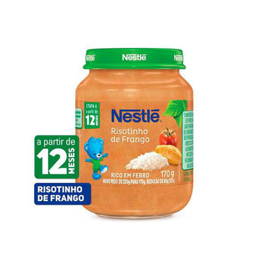Imagem do produto Papinha Nestlé Naturnes Risotinho De Frango 170G 12M+