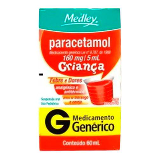 Imagem do produto Paracetamol - Crianca 60Ml Medley Genérico