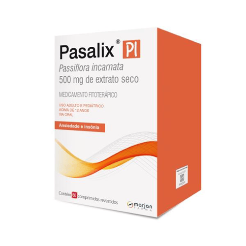Imagem do produto Pasalix Pi 500Mg Com 60 Comprimidos