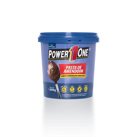 Imagem do produto Pasta Amendoim Chocolate Com Avelã 1Kg Power One