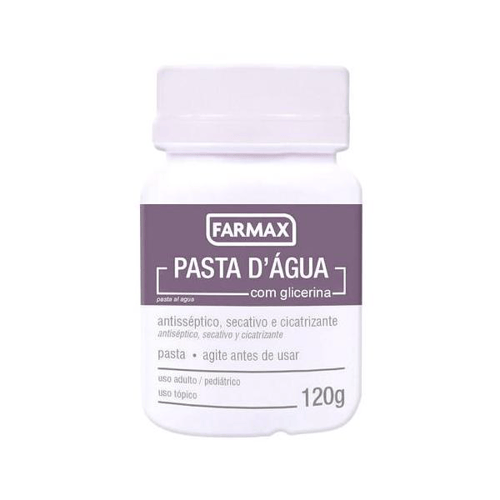 Imagem do produto Pasta D'água Com Glicerina Farmax 120G