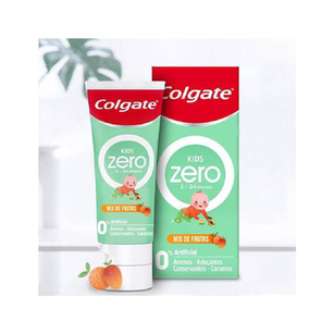 Imagem do produto Pasta De Dente Colgate Zero Kids 324 Meses Mix Frutas Sem Flúor Com 50G