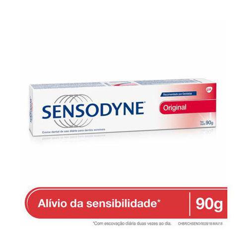Imagem do produto Pasta De Dente Sensodyne Original Para Dentes Sensíveis 90G - Sensodyne Original 90G