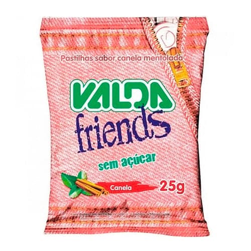 Imagem do produto Pastilha Valda Friends Sabor Canela Sem Açúcar 25G