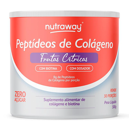 Imagem do produto Peptídeos De Colágeno Nutraway Sabor Frutas Cítricas 300G