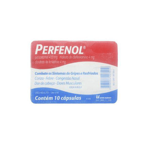Imagem do produto Perfenol Com 10 Cápsulas