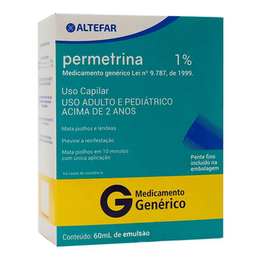 Imagem do produto Permetrina - Plástico 0,01G/Ml Loção Frasco Com 60Ml Belfar Genérico