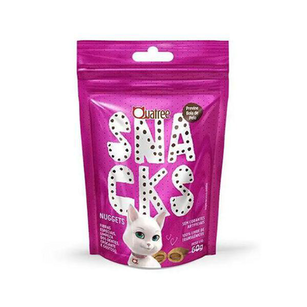 Imagem do produto Petisco Quatree Snacks Nuggets Para Gatos Bola De Pelo 60G