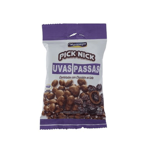 Imagem do produto Pick Nick Montevérgine Uva Passa Coberto Com Chocolate