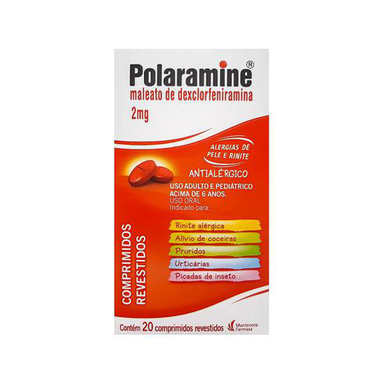 Imagem do produto Polaramine - 20 Comprimidos