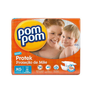 Imagem do produto Pom Pom - Baby Fralda Pacote Economico Tamanho Extra Grande 24 Unidades