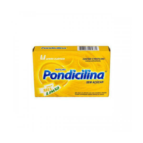 Imagem do produto Pondicilina - Mel/Limao 12 Pastilhas