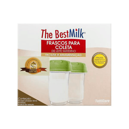 Imagem do produto Porta Leite Materno Savemilk Verde 120Ml Com 2 Unidades