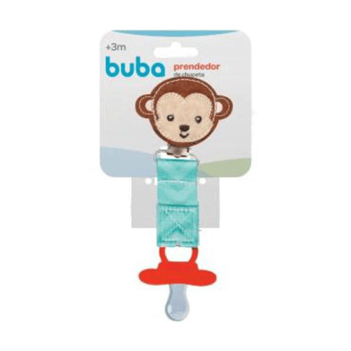 Imagem do produto Prendedor De Chupeta Macaco Animal Fun Buba Baby