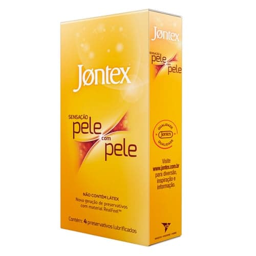 Imagem do produto Preservativo Jontex Pele Com Pele 4 Unidades