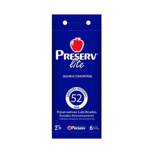 Imagem do produto Preserv - Lite - Contém 6 Unidades. Blausiegel