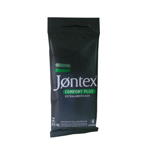 Preservativo - Jontex Comfort Plus Com 6 Unidades