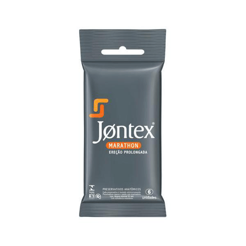 Preservativo - Jontex Marathon Com 6 Unidades