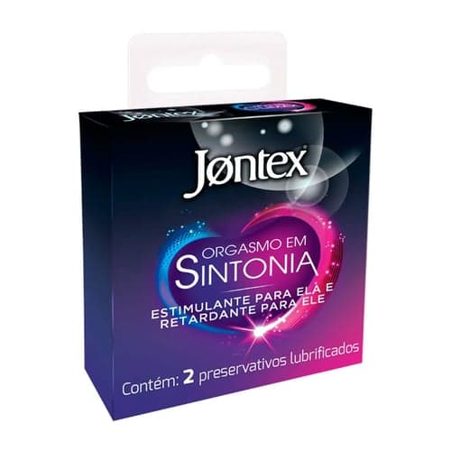 Imagem do produto Preservativo Jontex Orgasmo Em Sintonia 2 Unidades