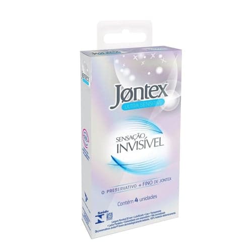 Imagem do produto Preservativo Jontex Sensação Invisível C/ 4 Camisinhas