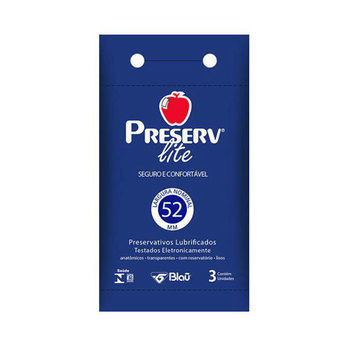 Imagem do produto Preservativo Preserv - Lite Bolso 3Un