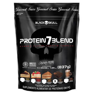 Imagem do produto Protein 7 Blend Gourmet 840G Black Skull Chocolate Brownie