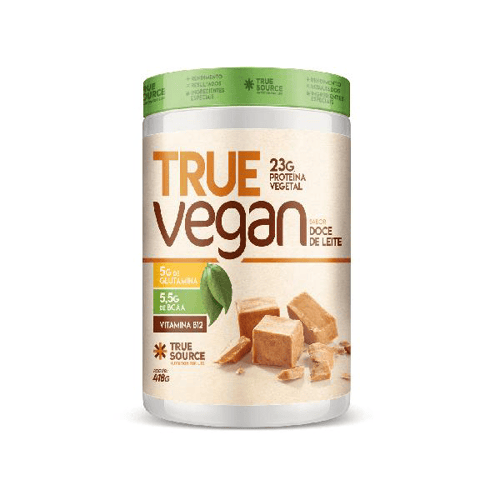 Imagem do produto Proteína Vegana True Vegan Doce De Leite 418G True Source