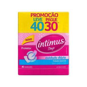 Imagem do produto Protetor - Intimus Days Sem Perfume Leve40 Pague35