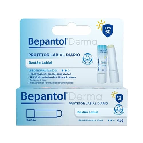 Imagem do produto Protetor Labial Diario Bepantol Derma Fps50 4,5G