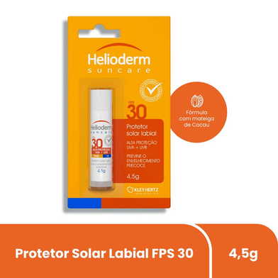 Imagem do produto Protetor Solar Labial Helioderm Suncare Fps30 Com 4,5G