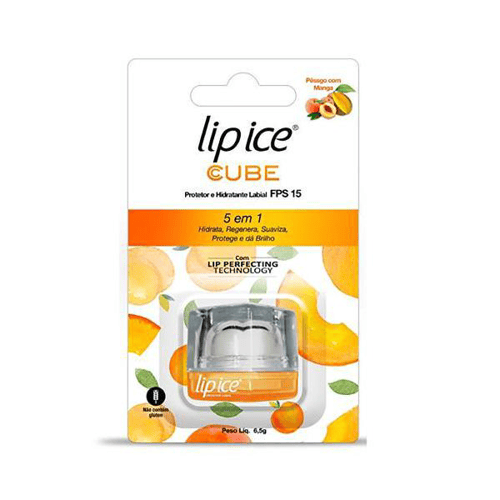 Imagem do produto Protetor Labial Lip Ice Cube Pessego E Manga Com 6,5G