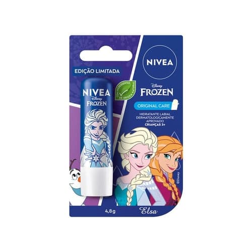 Imagem do produto Protetor Labial Nivea Original Care Edição Disney Frozen 4,8G