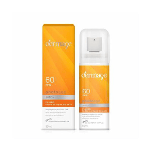 Protetor Solar Facial Dermage - Photoage Antiox Fluído FPS 60 50G