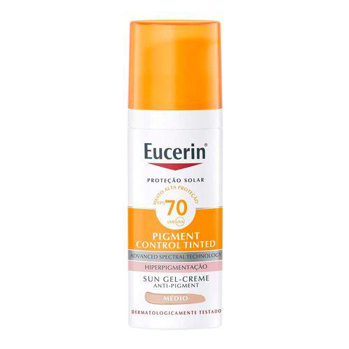 Imagem do produto Protetor Solar Facial Eucerin Sun Pigment Control Médio FPS70 53G