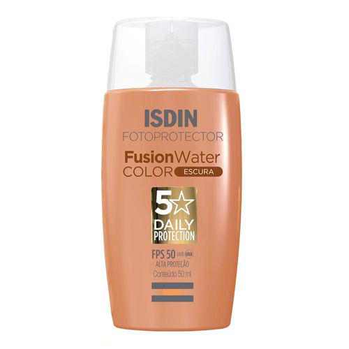 Protetor Solar Facial Isdin Fotoprotector Fusion Water Color Fps50 50Ml