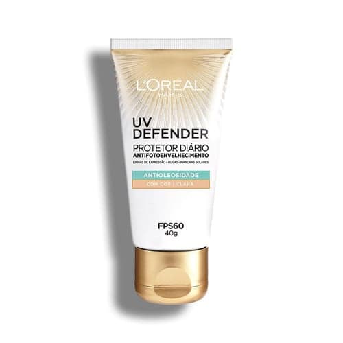 Imagem do produto Protetor Solar Facial L'oréal Uv Defender Antioleosidade Cor Clara Fps 60 40G
