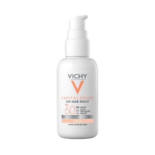 Protetor Solar Facial Vichy UV Age Daily Cor 2.0 FPS60 40G