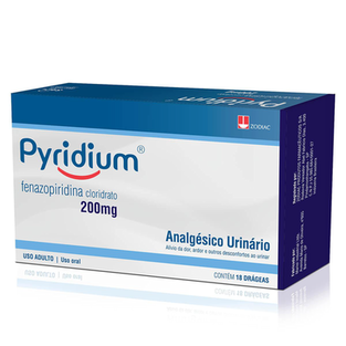 Imagem do produto Pyridium 200 Mg 18 Drágeas