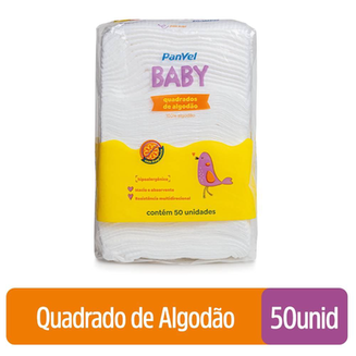 Imagem do produto Quadrado De Algodao Panvel Baby 50 Unidades