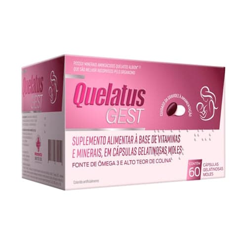 Imagem do produto Quelatus Gest Com 60 Cápsulas Gel