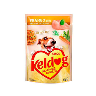 Imagem do produto Ração Para Cães Keldog Frango Com Ervilha E Cenoura Sachê 100G
