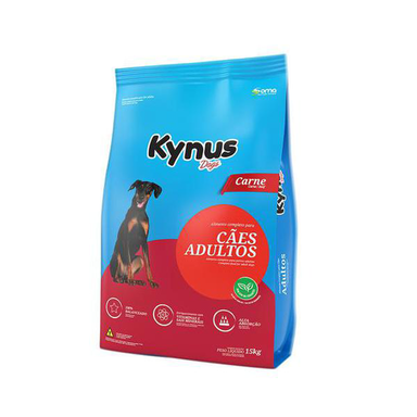 Imagem do produto Ração Para Cães Kynus Adultos Sabor Carne 15Kg