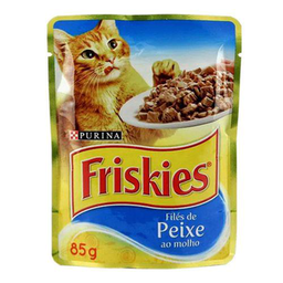 Imagem do produto Ração Para Gato Friskies Filé De Peixe Ao Molho 85G