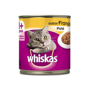 Imagem do produto Ração Para Gato Whiskas Adulto Frango Lata Ração Para Gato Whiskas Sabor Frango Lata 290G