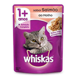 Imagem do produto Ração Para Gato Whiskas Adulto Sabor Salmão E Atum