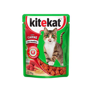 Imagem do produto Ração Para Gatos Kitekat Adulto Sabor Carne 70G