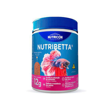 Imagem do produto Ração Para Peixes Nutricon Nutribetta 12G